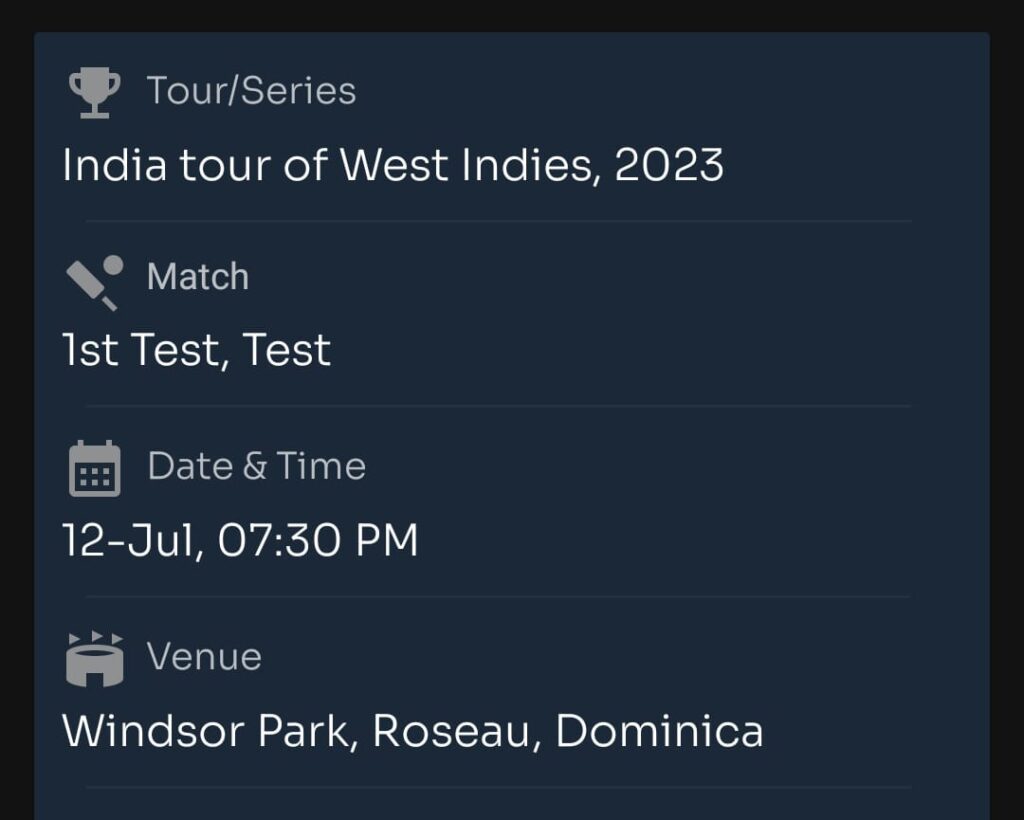 India vs West Indies 1st Test : Probable11, Match Prediction , Toss Prediction, Pitch Report :