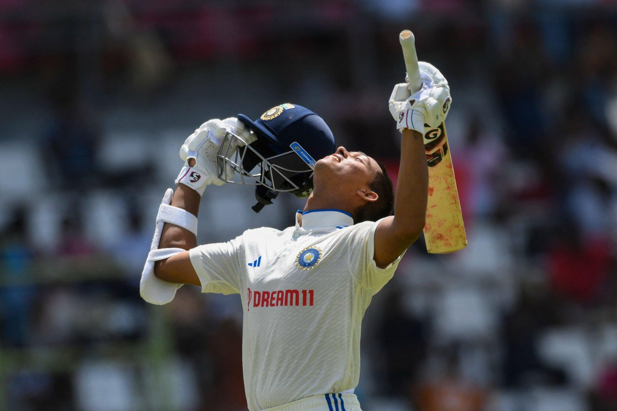 Yashasvi jaiswal Score hundred on Test debut: