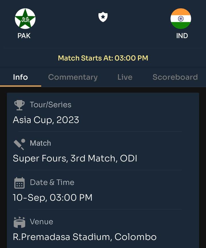 Pakistan vs India Asia Cup Match Prediction