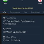 ODI World Cup 2023 Match Prediction