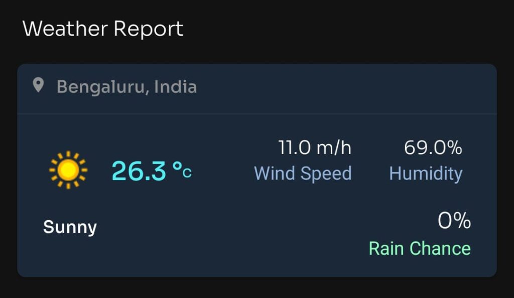 Edan Garden Stadium, Kolkata Today Weather Report 