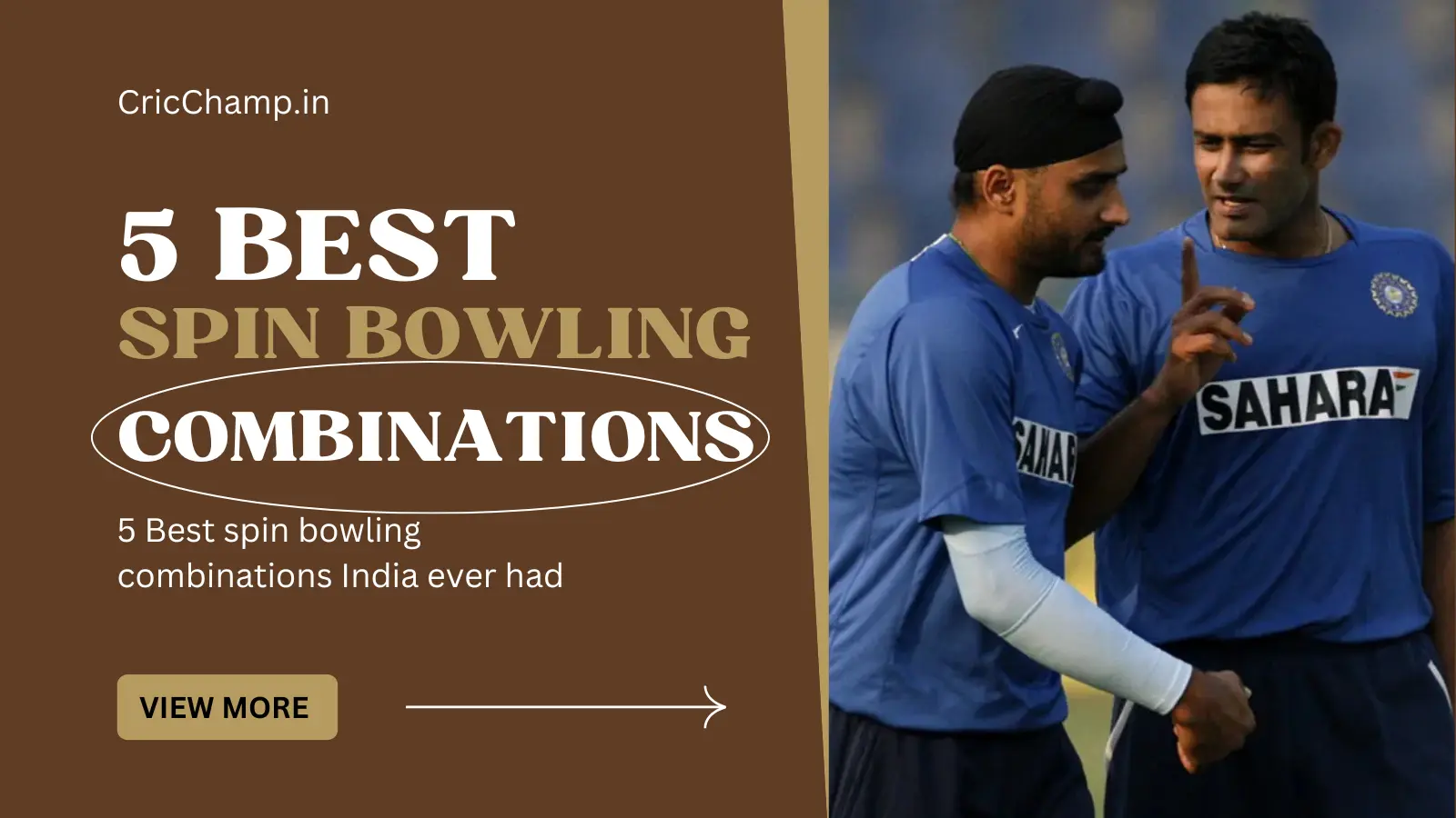 Five Best spin bowling combinations India ever had