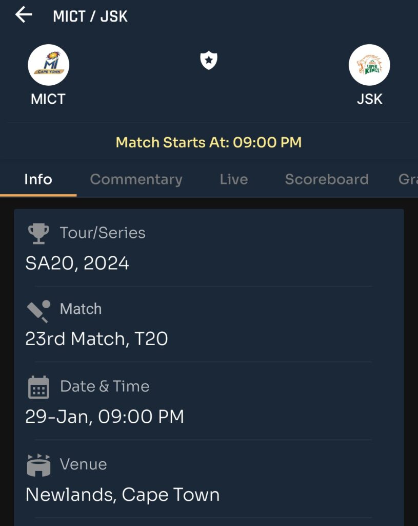 Today SA20 Prediction |Match Number 23| MICT vs JSK | Toss and Match Analysis | Pitch Reports &Weather Report