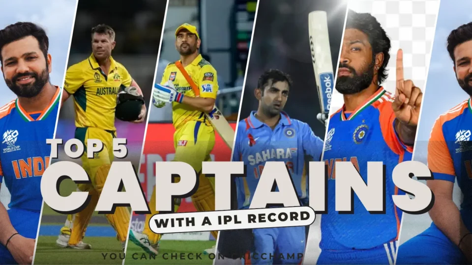 Top 5 captains with a stellar IPL record