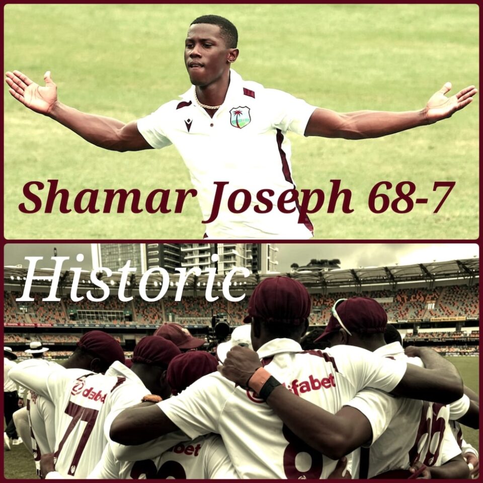 Shamar Joseph scripts a legendary victory for West Indies against Australia
