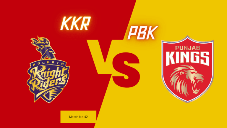 IPL 2024 42th Match : PBK vs KKR Today Match Prediction – who will win today ipl match and Toss | Toss and Match Prediction | Pitch Report & weather Report | Match Info