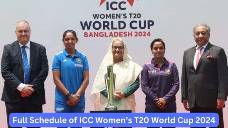Full Schedule of ICC Women’s T20 World Cup 2024