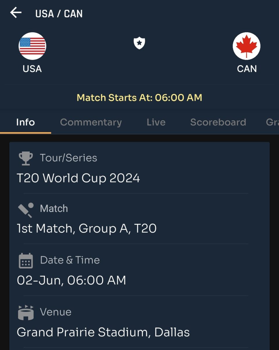 Today T20 world cup match prediction | Usa vs Canda | Toss and Match Analysis | Pitch & Weather Report