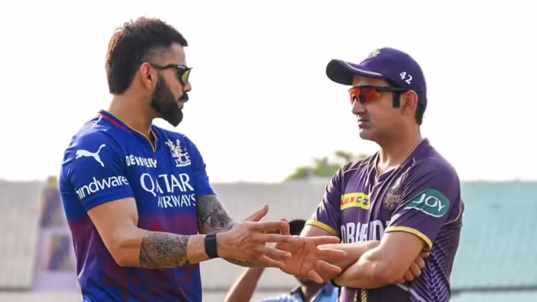 Gautam Gambhir and Virat Kohli