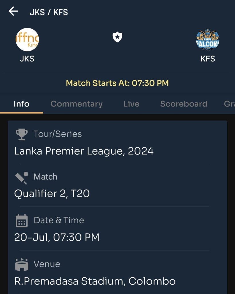 Today LPL Match and Toss Prediction |2nd Qualifier Match| Jaffna King vs Kandy Falcons  | Toss and Match Analysis | Pitch & Weather Reports