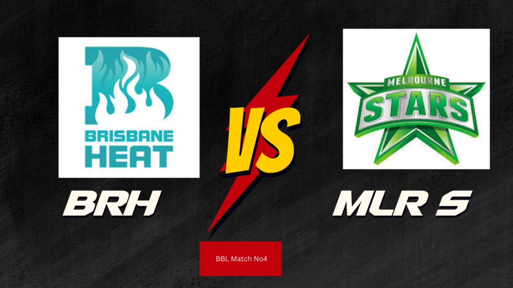 Today BBL Match Prediction |Match Number 4|MELBOURNE STAR vs BRISBANE HEAT | Toss and Match Analysis | Pitch & Weather Report