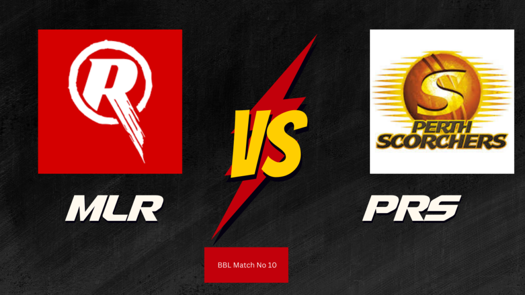 Today BBL Match Prediction |Match Number 10|MELBOURNE RENEGADES vs PERTH SCORCHES  | Toss and Match Analysis | Pitch & Weather Report