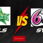 Today BBL Match Prediction | SYS vs MLS | Toss and Match Analysis Report