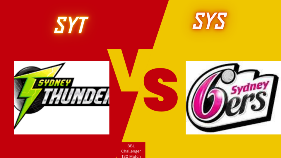 SYT vs SYS Match Predictions for Challenger Match, Toss, Dream11 Tips, and key insights for BBL 2024-25