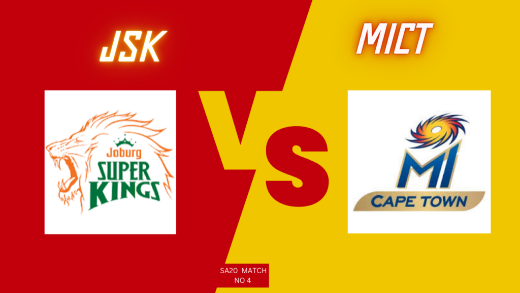 Today SA20 Match Prediction | JSK vs MICT | Toss and Match Analysis Report