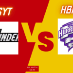 Today BBL Match Prediction | SYT vs HBH | Toss and Match Analysis Report