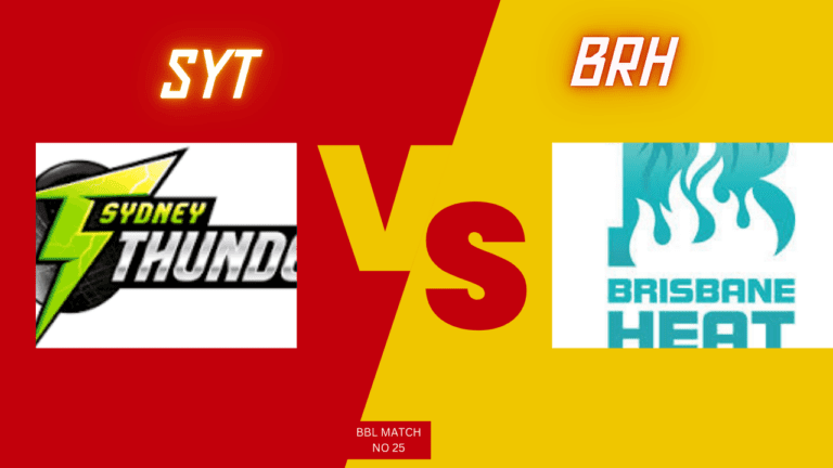 Today BBL Match Prediction | BRH vs SYT | Toss and Match Analysis Report