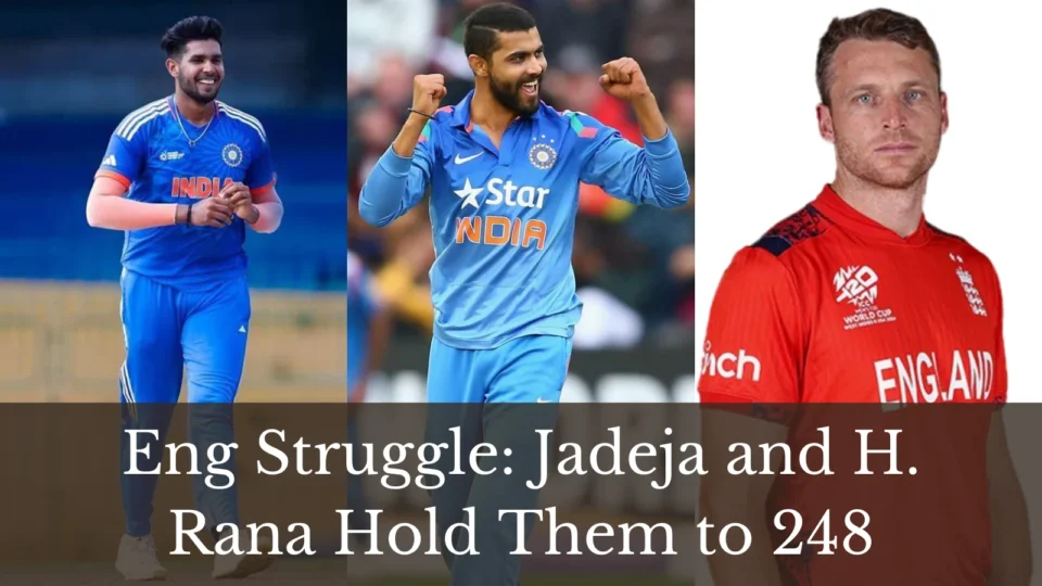 India vs England Live Updates, 1st ODI: ENG 248/10 (47.4) - H Rana & Jadeja