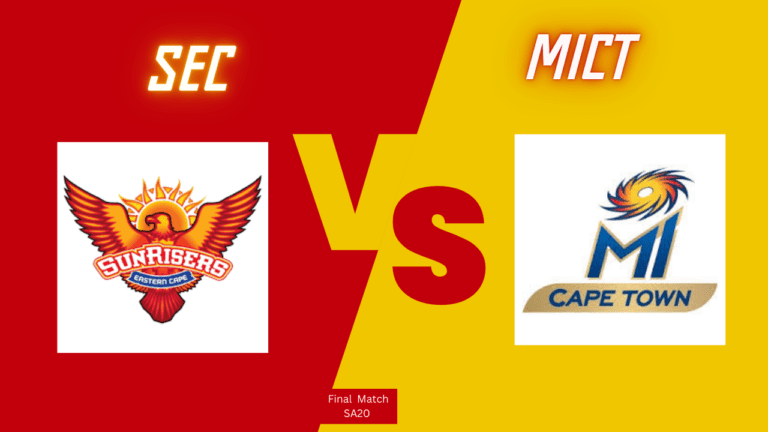 SEC vs MICT Match Prediction for Final Match, Toss, Dream11 Tips, and key insights for SA20 2025