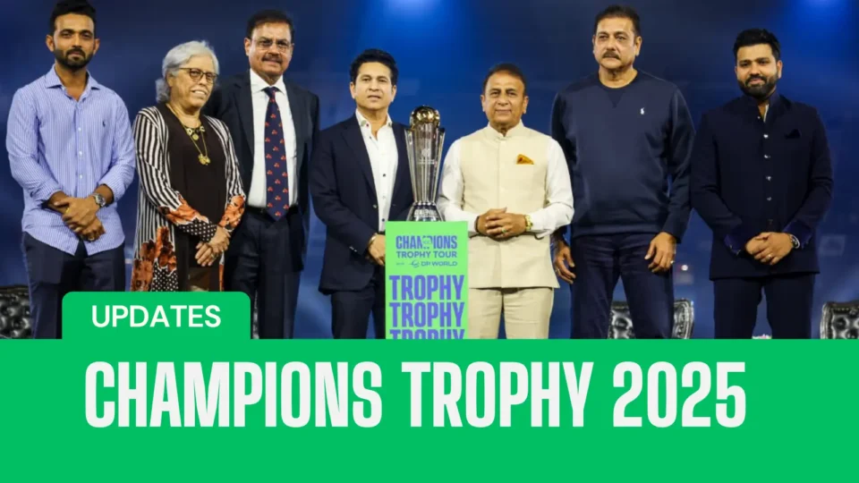 ICC Champions Trophy 2025 Schedule, Details, Venues, & more