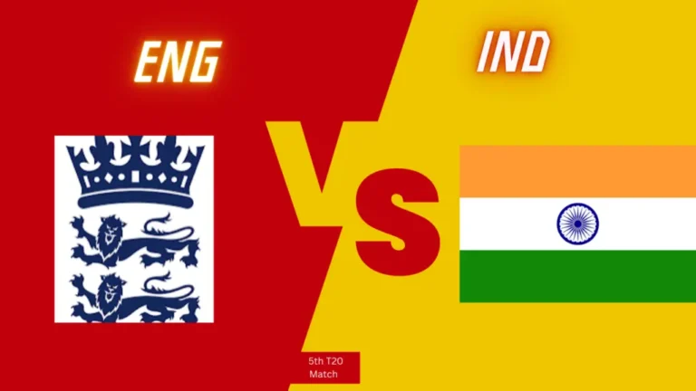 IND vs ENG Match Prediction, Dream11 Tips, Toss and key insights for 5th T20