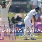 SL vs AUS, 2nd test Day 1 Highlights : Sri Lanka 229-9 in Galle