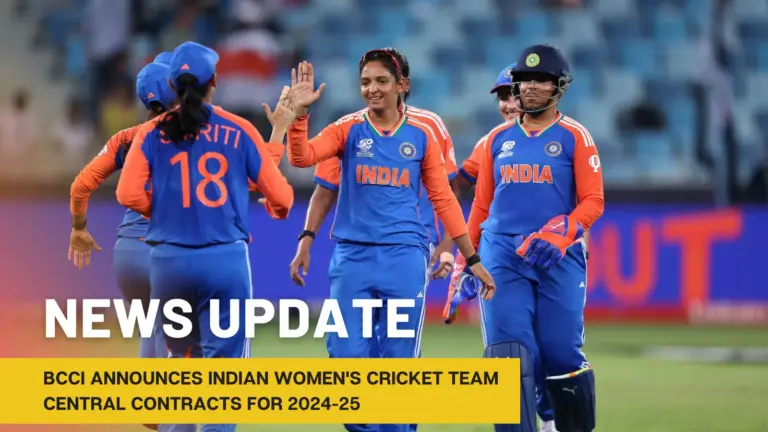 BCCI Announces Indian Women's Cricket Team Central Contracts for 2024-25