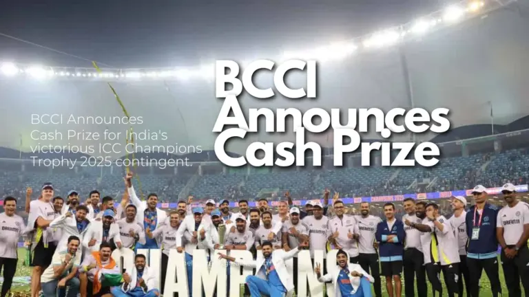 BCCI Announces ₹58 Crore Reward for Team India After ICC Champions Trophy 2025 Win