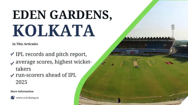 Eden Gardens, Kolkata: IPL records and pitch report, average scores, highest wicket-takers and run-scorers ahead of IPL 2025
