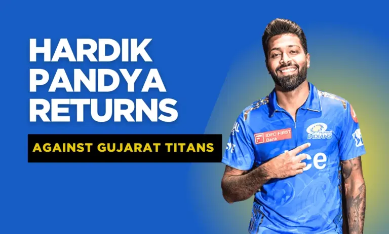Hardik Pandya Returns as Mumbai Indians against Gujarat Titans in Ahmedabad