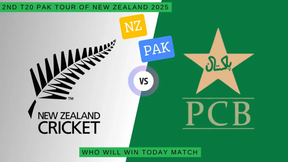 New Zealand vs Pakistan 2nd T20 Match Prediction Pakistan tour of New Zealand - Details, Pitch report, Weather report, Fanatsy tips, Live Streaming