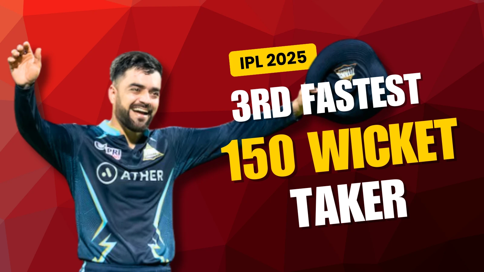 Rashid Khan Becomes Third-Fastest 150 IPL Wicket taker bowler