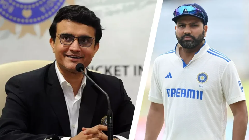 Sourav Ganguly Wants Rohit Sharma to Take More Responsibility in Tests