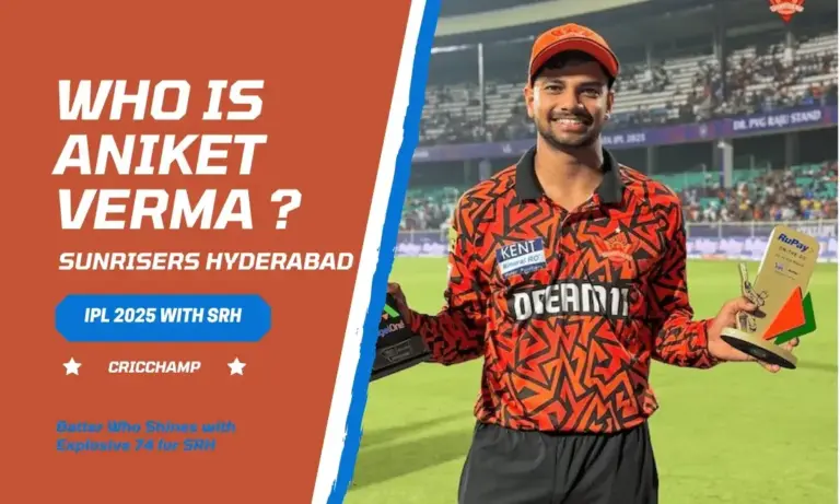 Who is Aniket Verma ?, Batter Who Shines with Explosive 74 for SRH in IPL 2025