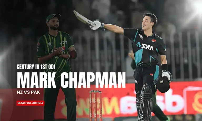 Mark Chapman’s Century Leads New Zealand to Big 73 Runs Win Over Pakistan