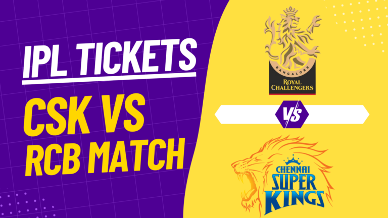 CSK vs RCB IPL 2025 Tickets, Match Details & Pricing | Book Now