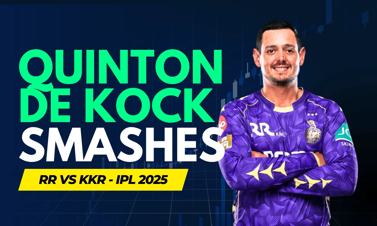 Quinton de Kock Smashes RR Bowlers | KKR First IPL 2025 Win
