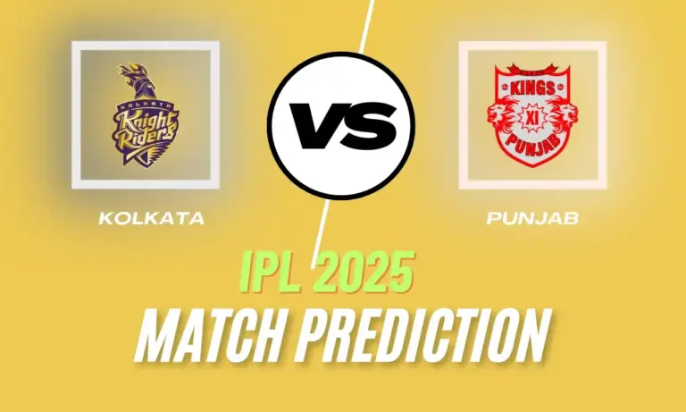 IPL 2025 - KKR vs PBKS dream11 team, Match Prediction, Pitch Report, Playing XI, And Who will win Today Match?