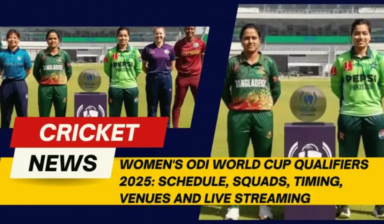 Women's ODI World Cup Qualifiers 2025: Schedule, Squads, Timing and Live Streaming