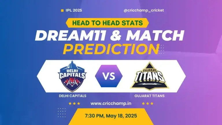 GT vs DC Dream11 Prediction, Toss, Pitch Report, Head to head - IPL 2025?