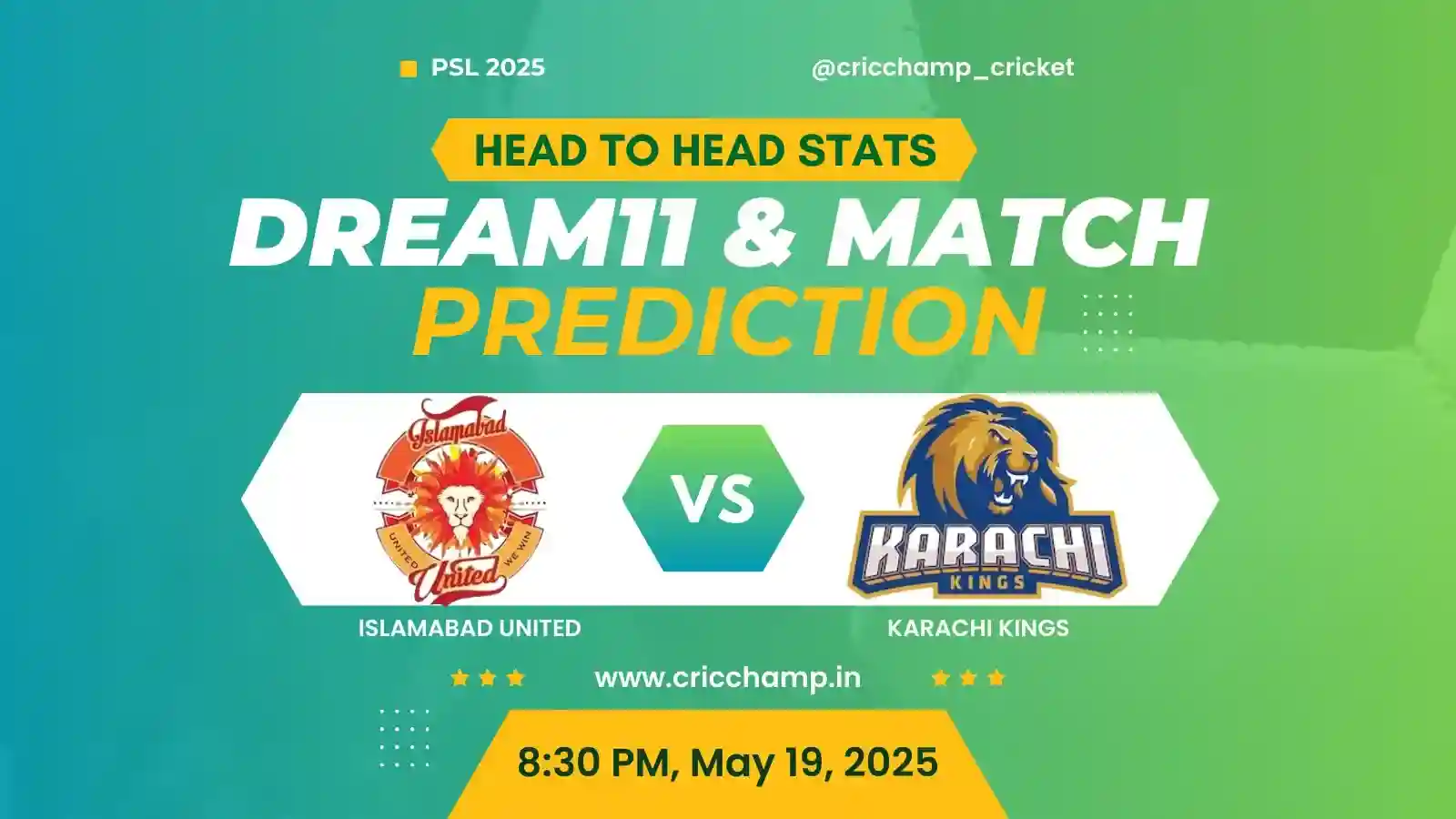 ISL vs KAR Dream11 Prediction | Match 30th | Toss, Head to head, Pitch – PSL 2025
