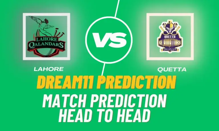 LAH vs QG Prediction, Match 23 Today | Dream11, HEAD TO HEAD, Toss, Pitch Report - PSL 2025